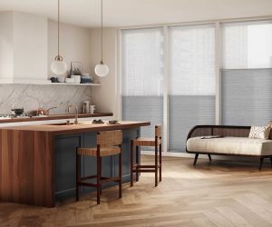 hunter douglas duolite honeycomb shades installed in victoria bc